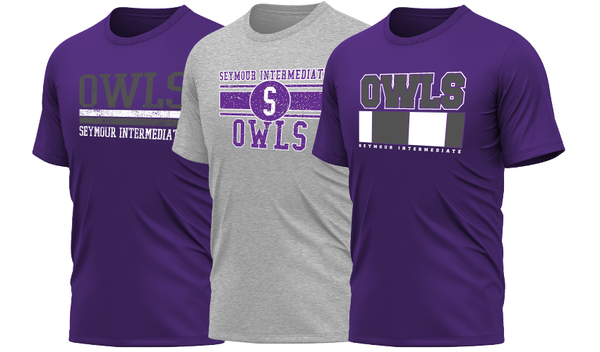 Seymour Intermediate spirit wear, Seymour, IN, Owls | 1st Place Spiritwear