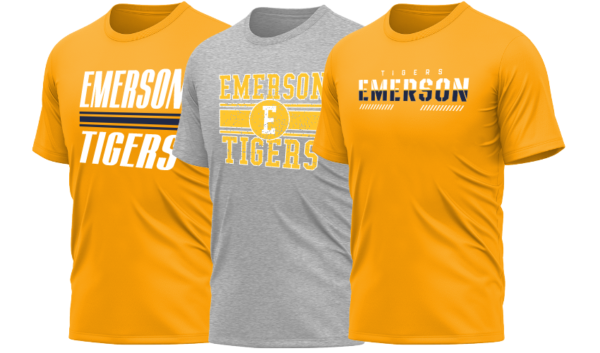 Emerson spirit wear, Berwyn, IL, Tigers | 1st Place Spiritwear