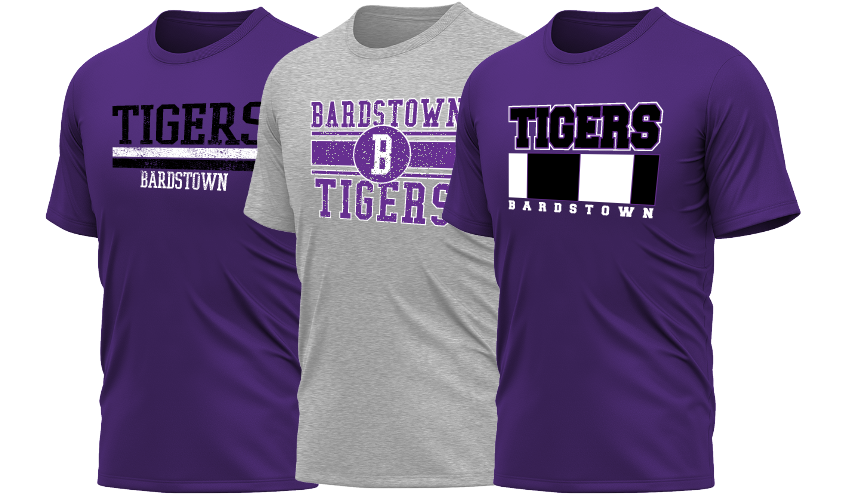 Bardstown spirit wear, Bardstown, KY, Tigers 1st Place Spiritwear